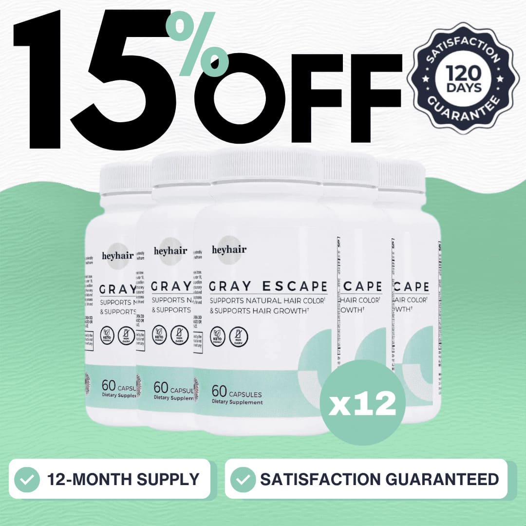 1 YEAR SUPPLY - GRAY ESCAPE