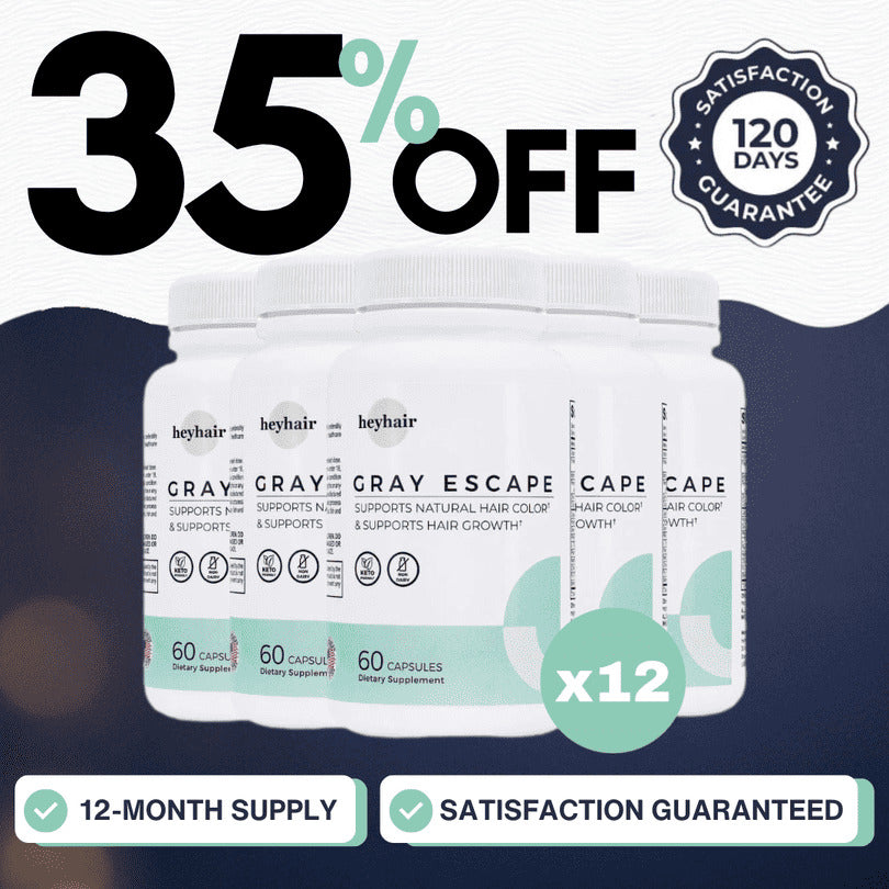 1 YEAR SUPPLY - GRAY ESCAPE