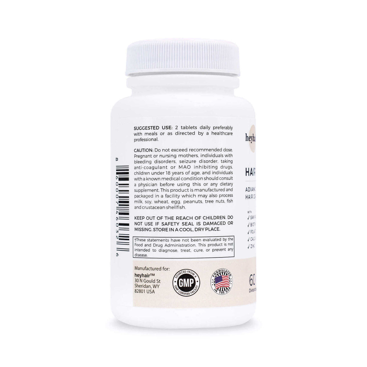 Advanced Anti Hair Loss + Hair Care Complex-Hair Growth Vitamins-heyhair.co