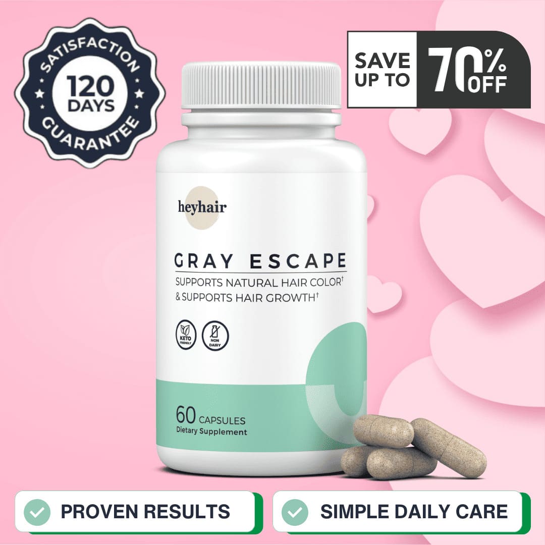 Gray Escape™ Advanced Anti-Gray Hair Growth Supplement