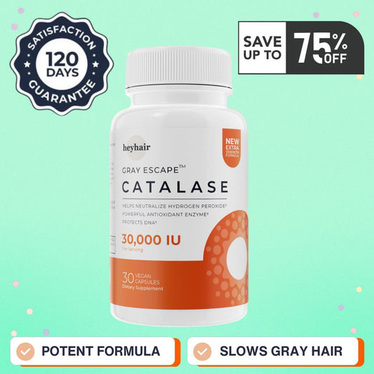 Catalase CORE 30,000 - Ultra High Potency For Gray Hair - Vegan